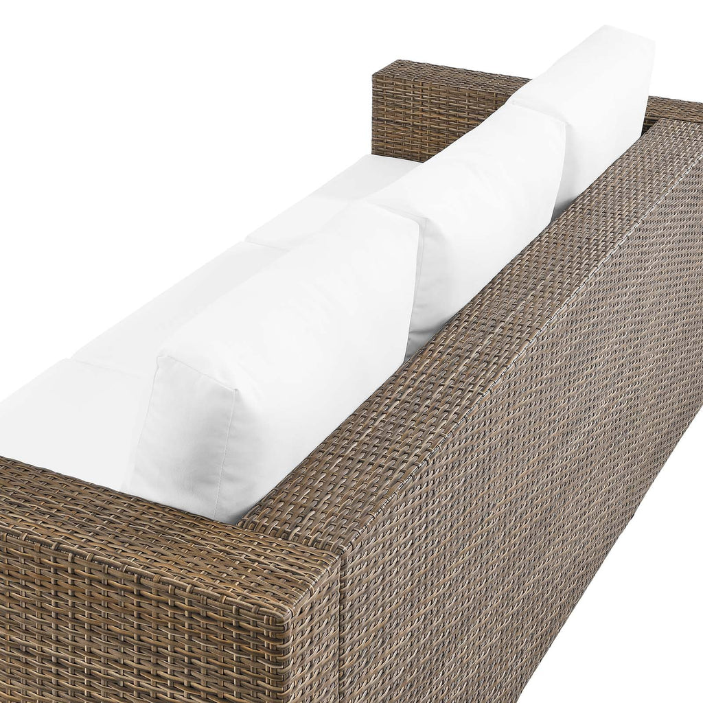 Cappuccino White Outdoor Patio Sofa S585363