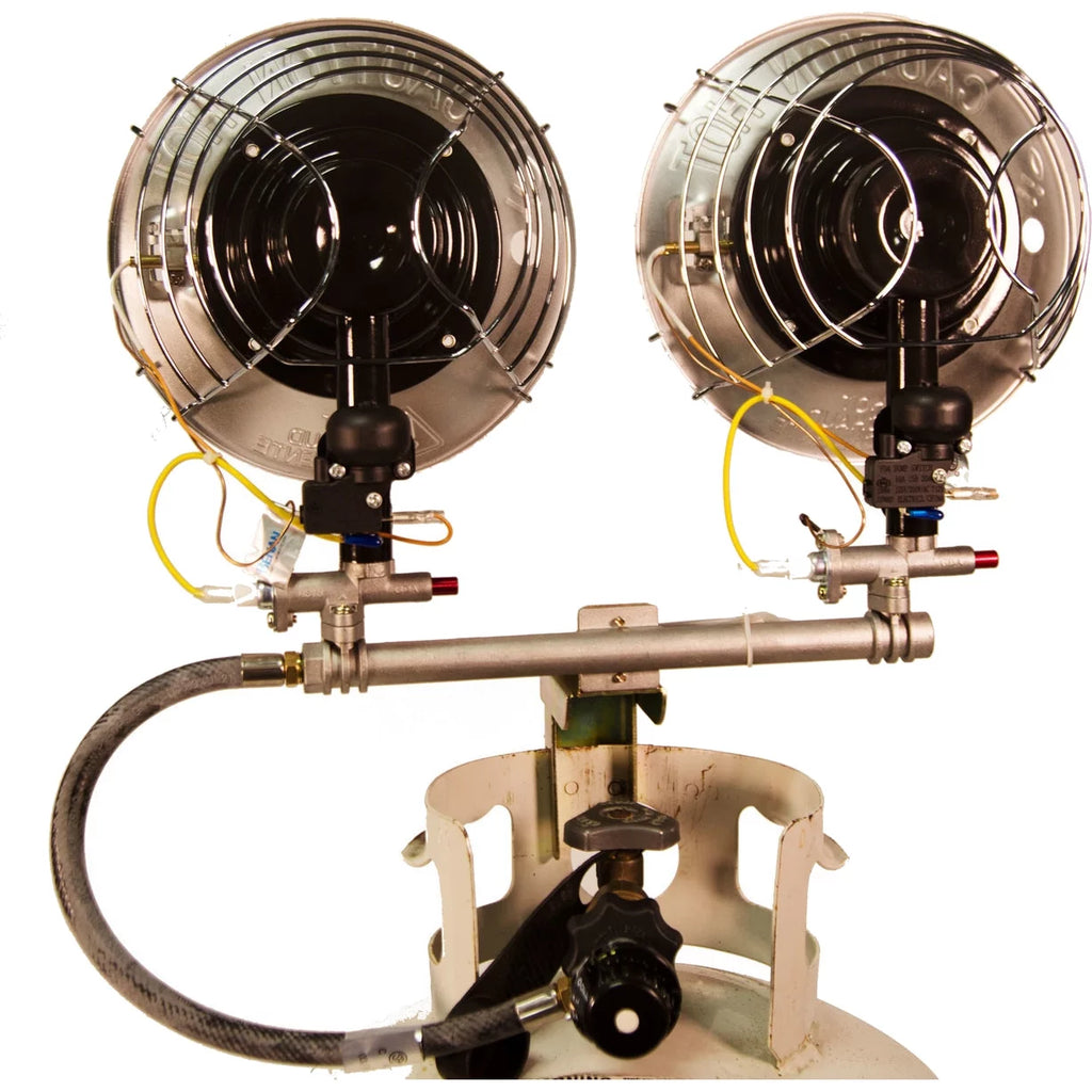 Double Burner Outdoor Propane Tank Top Radiant Heater B678