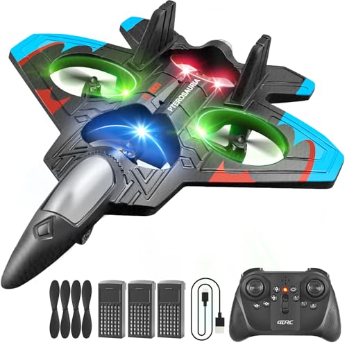 Foam Remote Control Airplane RC Plane Fighter Jet with Light V364394