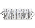 White Pivot Wall Rack with Hangers X132