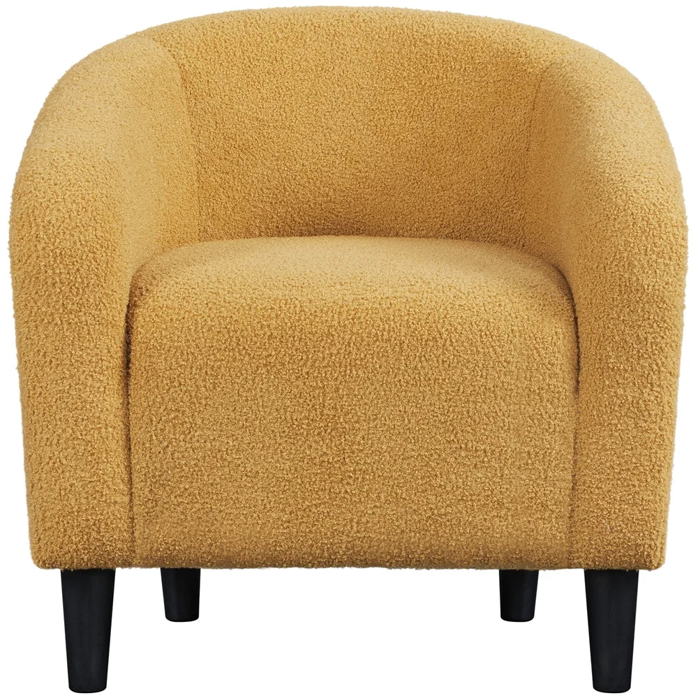 Mustard Yellow Upholstered Accent Chair W762688