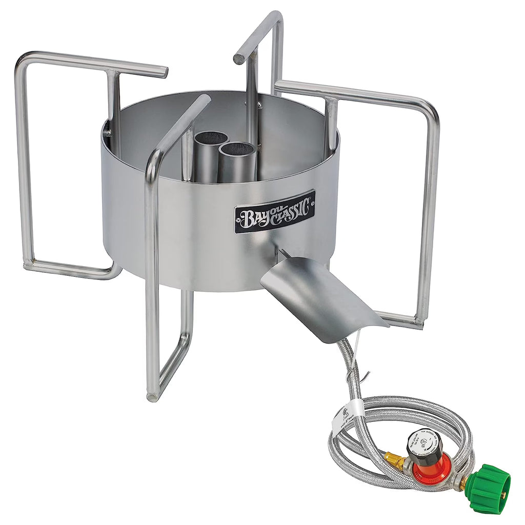 22 Inch Stainless Steel Dual Jet Burner Crawfish Cooker B469