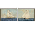 Antique Yachts Canvas 31 x 23 T3398