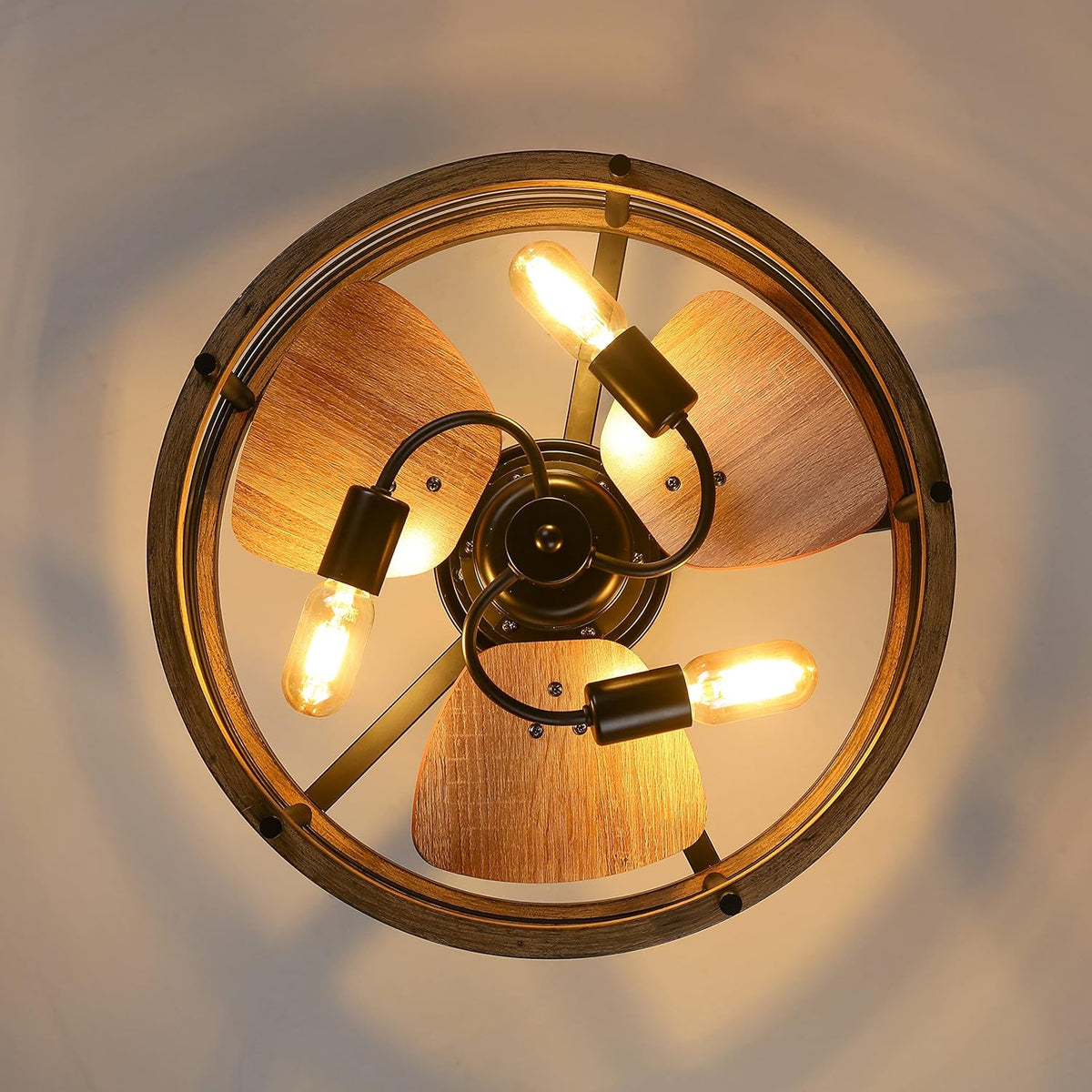 20-inch Caged Ceiling Fan with Light U440