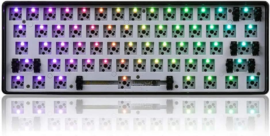 White Hotswap 60% Keyboard DIY Kit N305