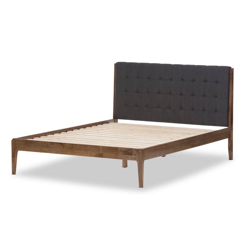 Charcoal King Upholstered Bed P909