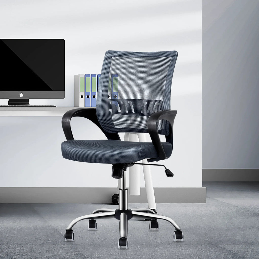Grey Mesh Ergonomic Office Chair with Lumbar Support A699262