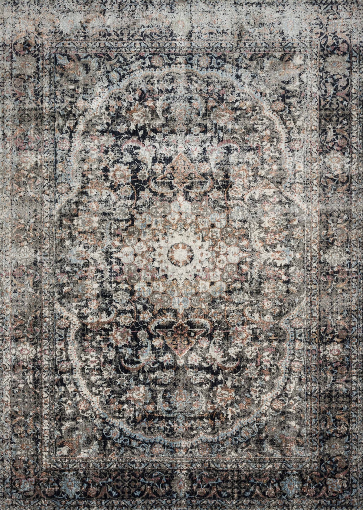 Charcoal 9'6 x 13' Rug F181090