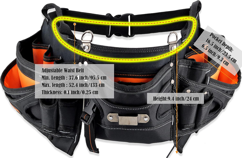 Heavy-Duty Electrician Tool Belt Y3852