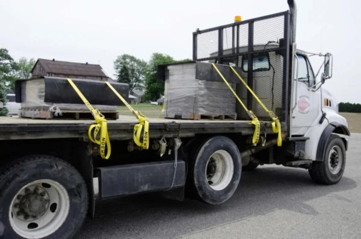 2" x 27' Ratcheting Tie-Down Strap with Double J-Hooks J428409
