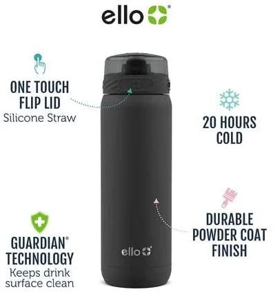 Purple Stainless Steel Water Bottle M284