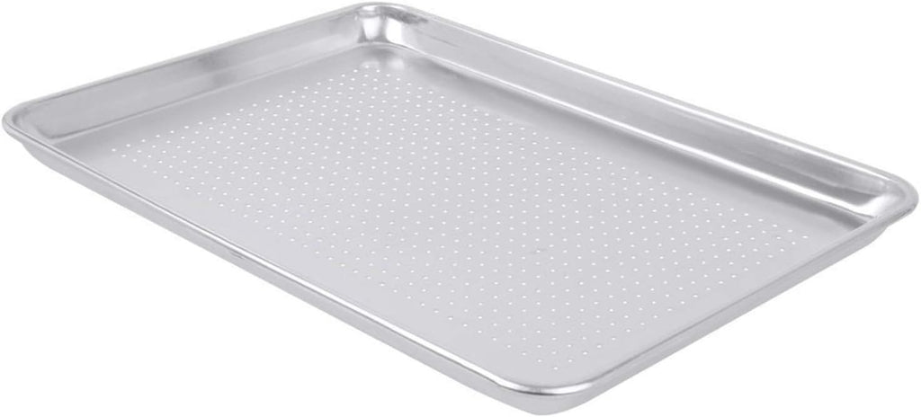 18 x 26 inch Perforated Aluminum Sheet Pan 12 Pack C399643