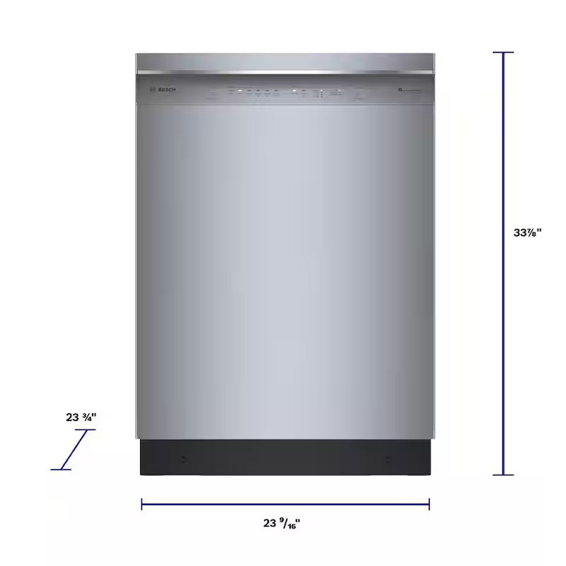 24 in. Stainless Steel Dishwasher with 3rd Rack V418