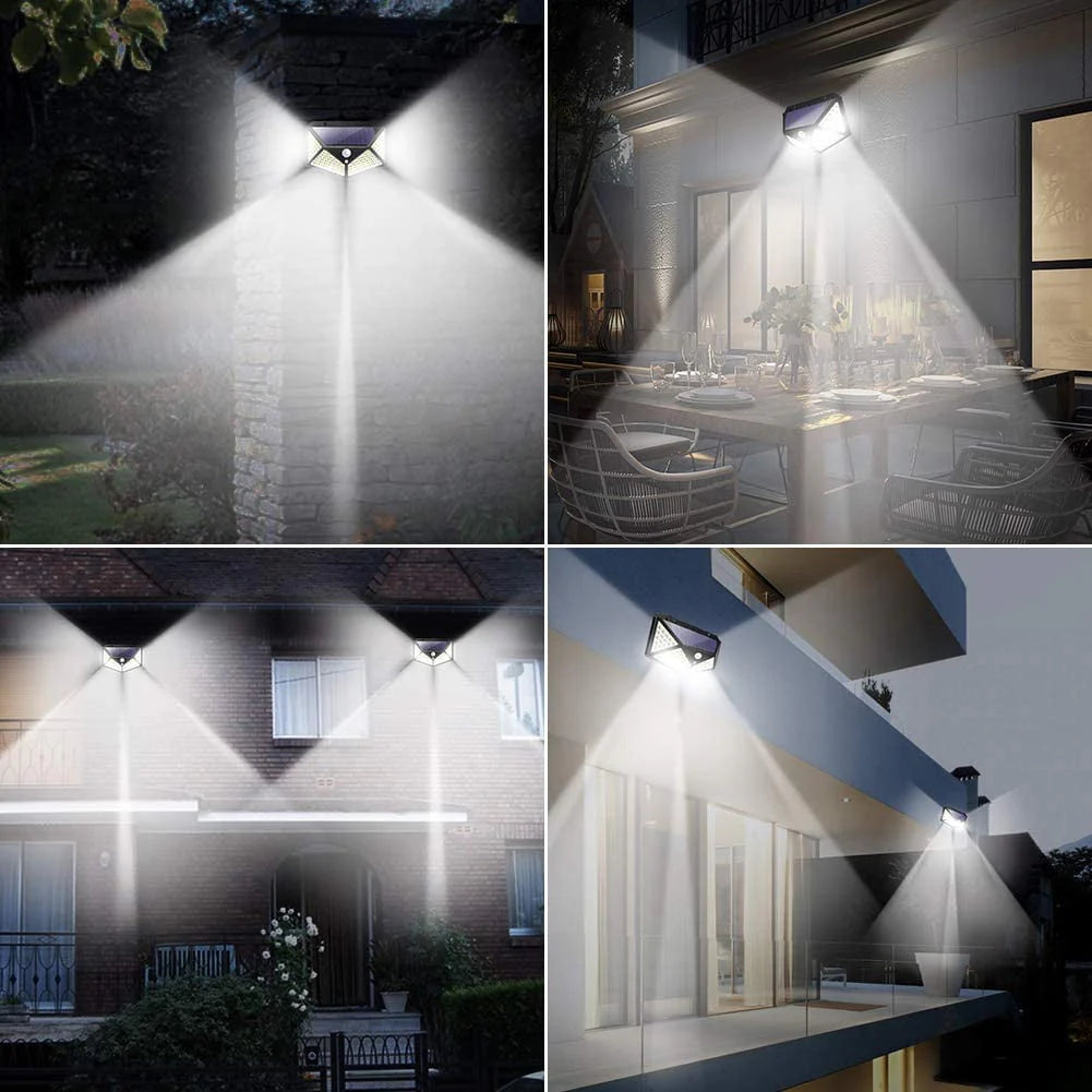 IP65 Waterproof Solar Motion Sensor Lights 2 Packs N8733