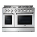 48 in. Natural Gas Range with Electric Oven, Stainless Steel E581399