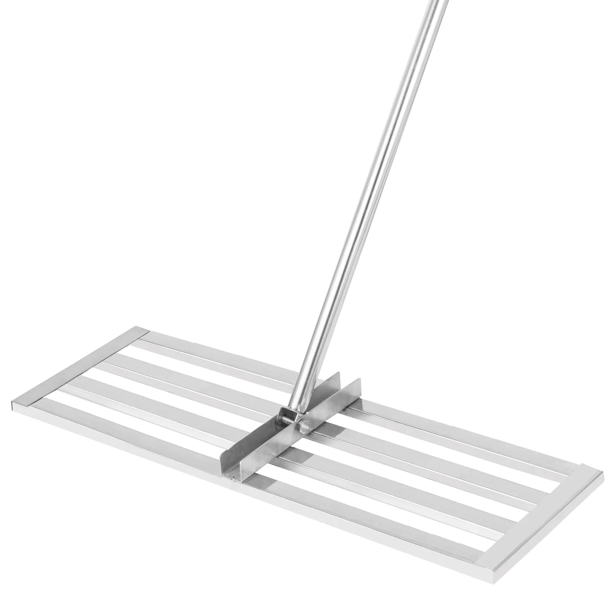 30 x 10in Stainless Steel Lawn Leveling Rake with 77 in Handle M77982