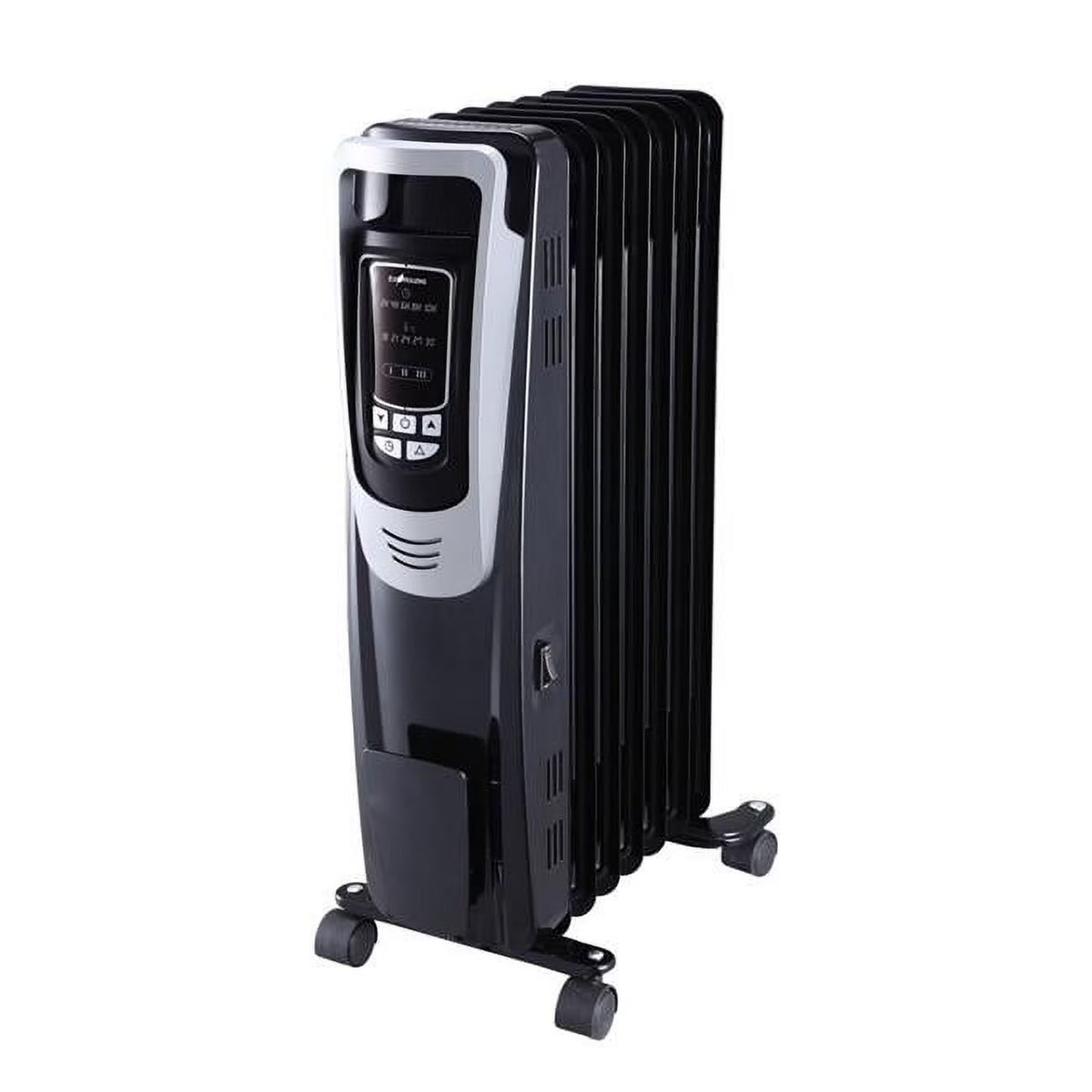 Black Digital Oil Filled Heater with Remote G9335