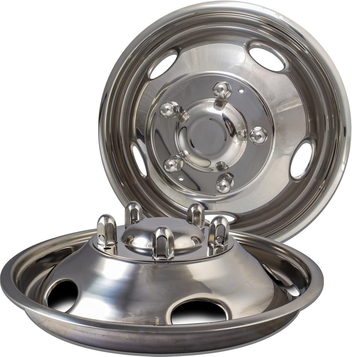 19.5 Inch Stainless Steel Wheel Simulators Pack of 4 B8095