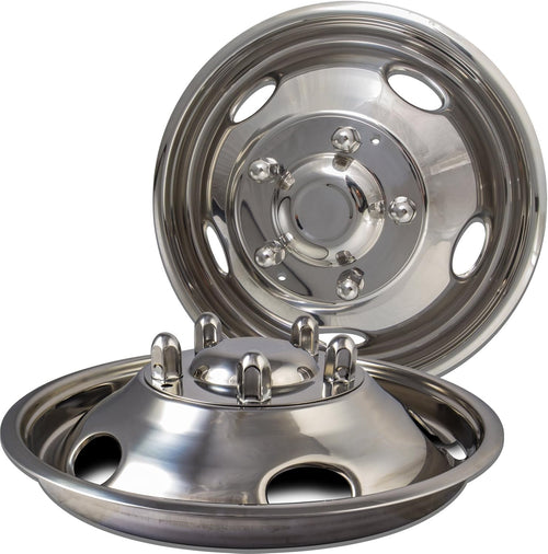 19.5 Inch Stainless Steel Wheel Simulators Pack of 4 B8095