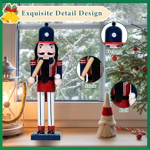 14 Inch Handmade Wooden Nutcracker Chef Gingerbread Figures M263