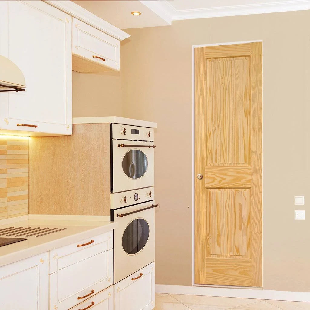 Paneled Solid Wood Unfinished Standard Door J9389