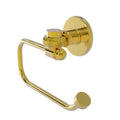 Euro Style Toilet Tissue Holder with Twisted Accents Unlacquered Brass O97395