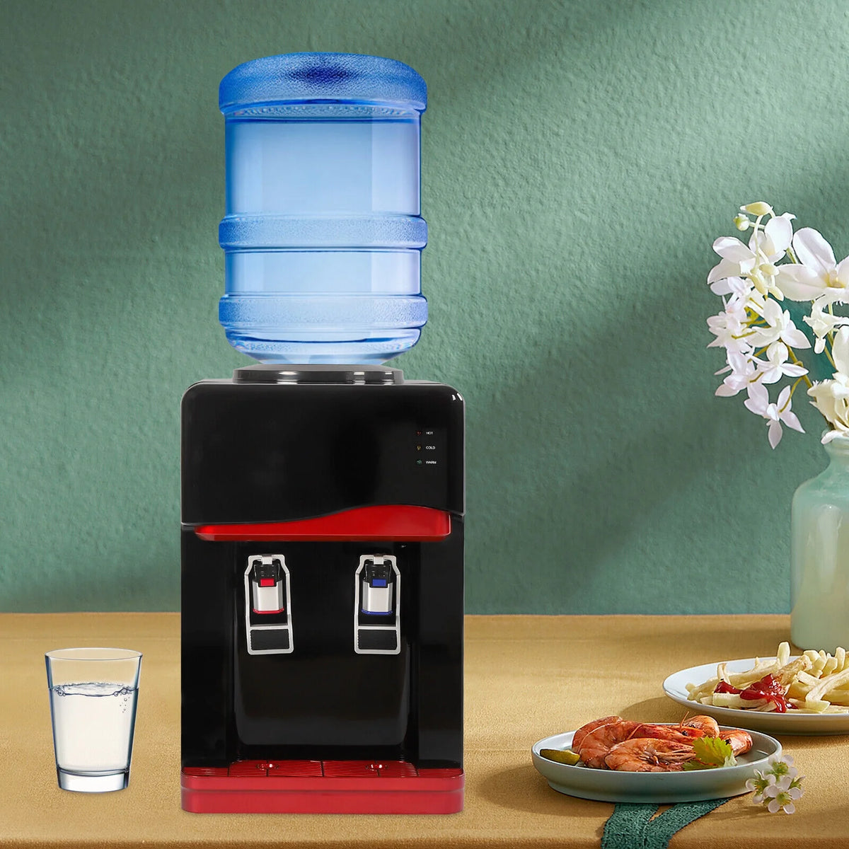 Hot & Cold Water Dispenser Cooler with Child Safety Lock E1005