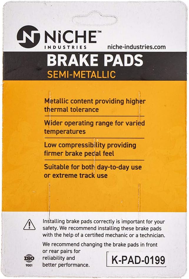 Semi-Metallic Brake Pad Set Pack of 2 C328780