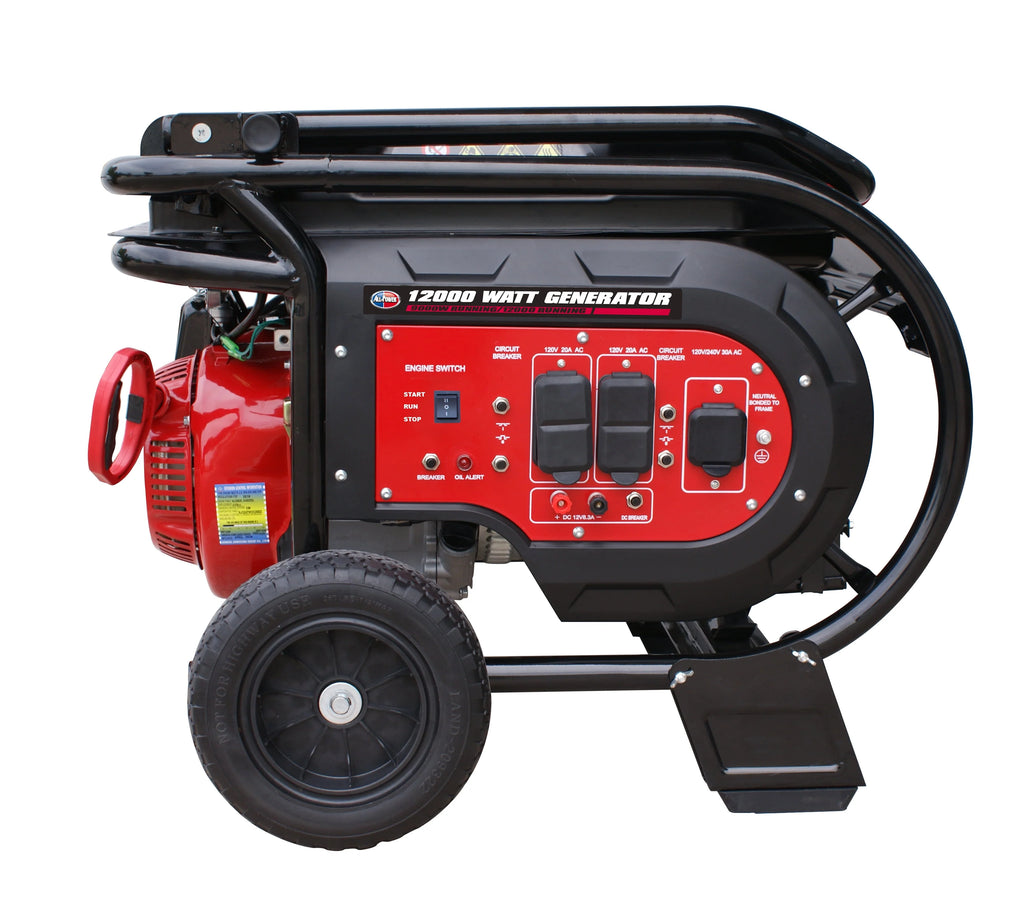 12000 Watt Gas Powered Portable Generator with Electric Start C5424
