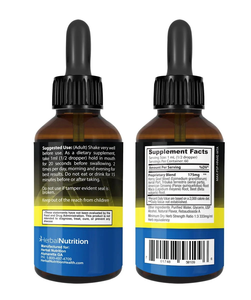Muscle Force Max Strength & Endurance Drops 175mg Q581390