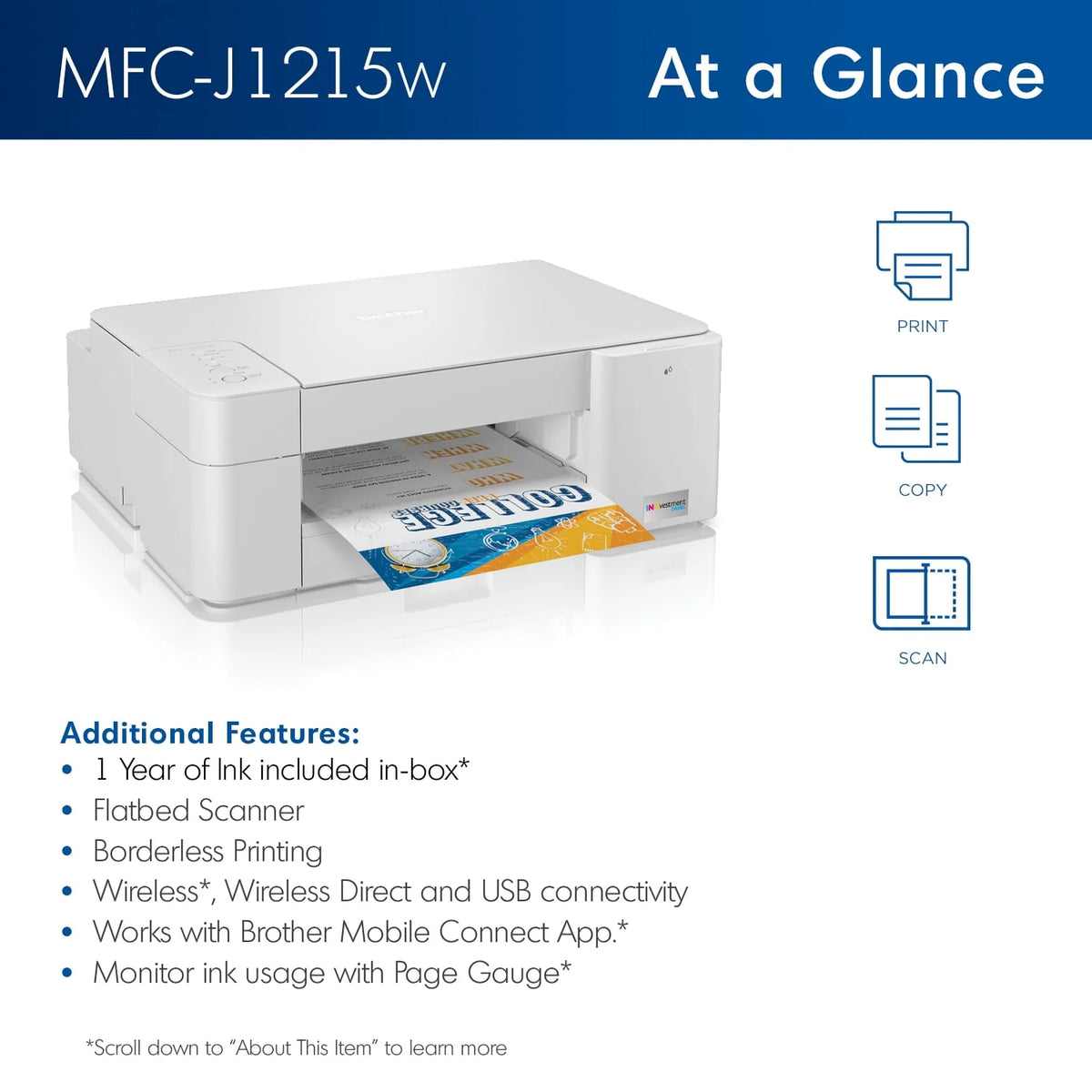 Wireless Multifunction Color Inkjet Printer M33816