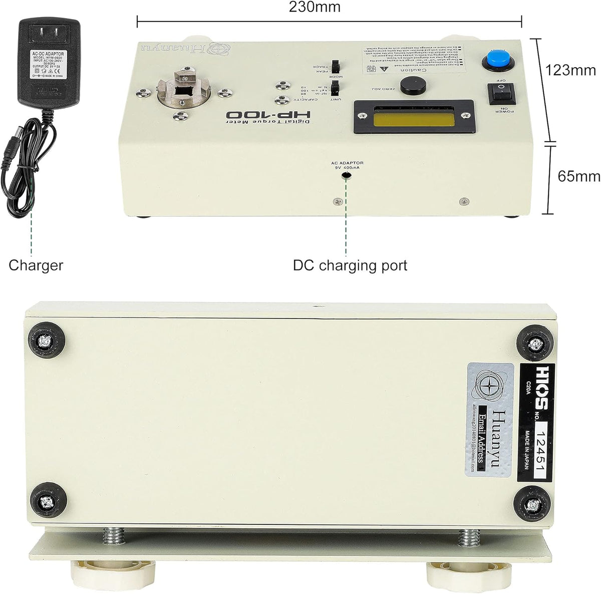 Digital Torque Meter Torque Gauge Torsion Meter U698