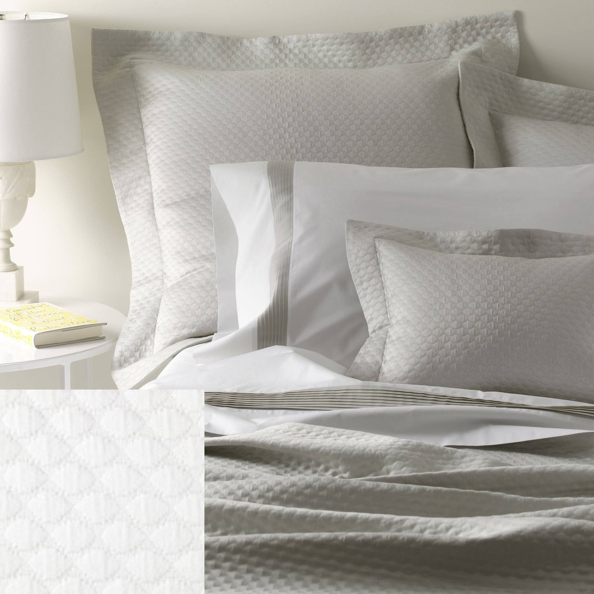 White Euro Sham B71310