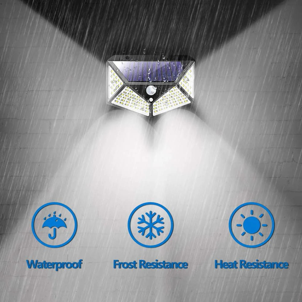 IP65 Waterproof Solar Motion Sensor Lights 2 Packs N8733
