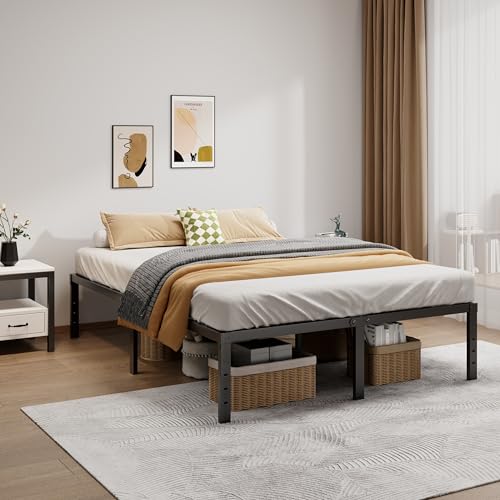 14 Inch Heavy-Duty Full Size Metal Bed Frame Y4840