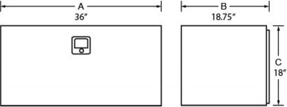 Underbody Box Aluminum Q6553