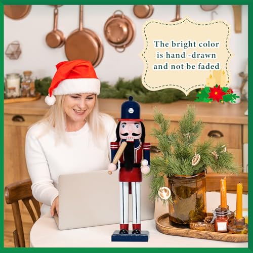 14 Inch Handmade Wooden Nutcracker Chef Gingerbread Figures M263