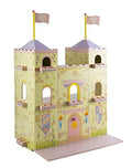 Wooden Fairytale Castle on Lazy Susan D6893