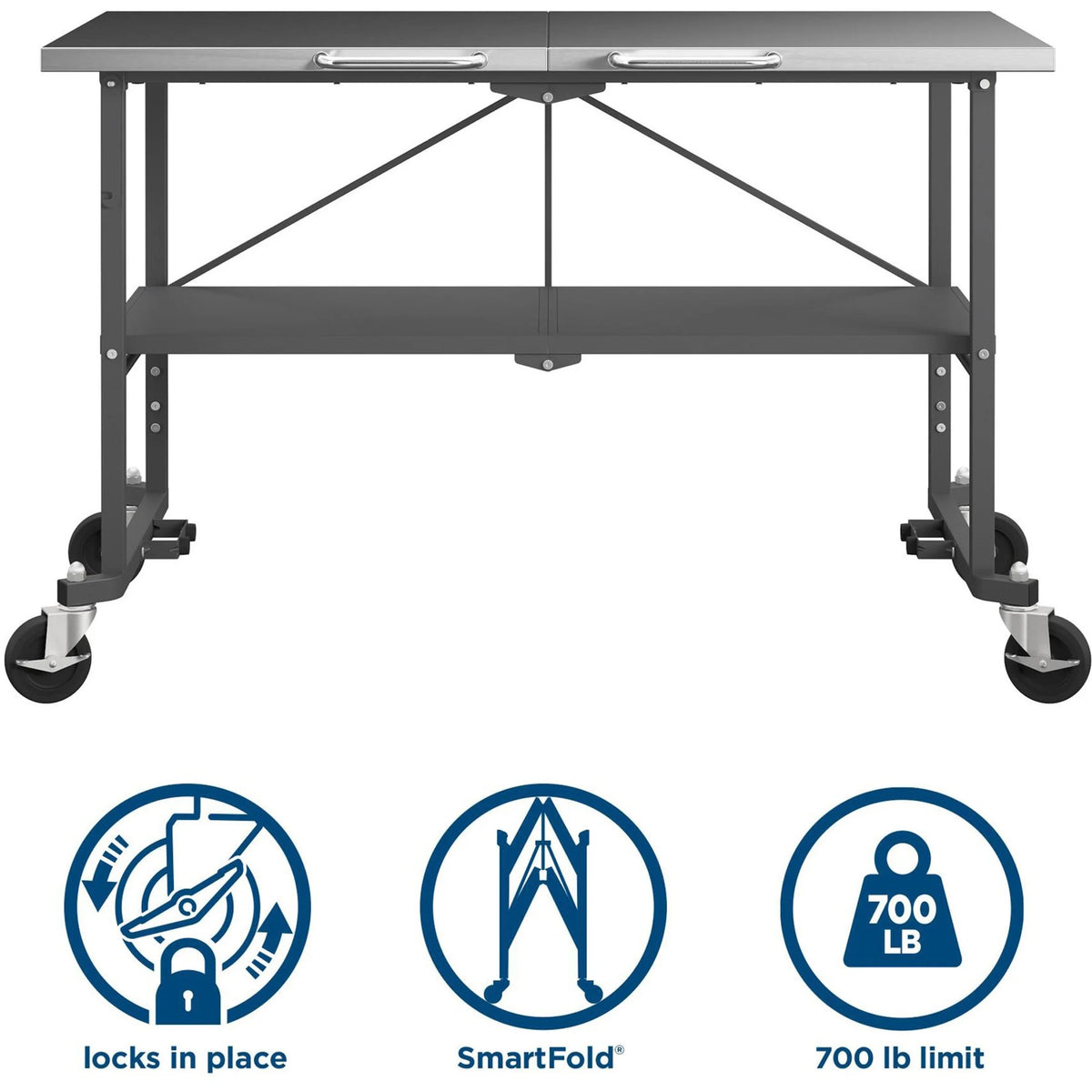 Charcoal Gray Food Prep Station S18522