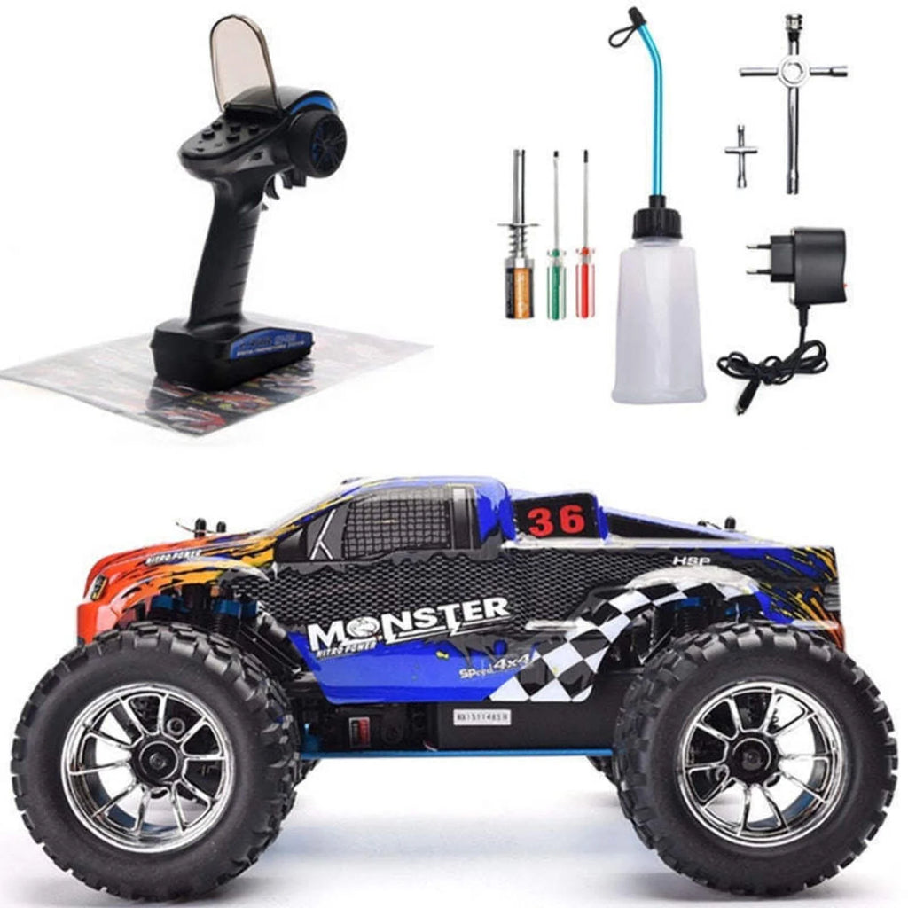 Nitro Gas Power 4wd Remote Control Monster Truck P19473