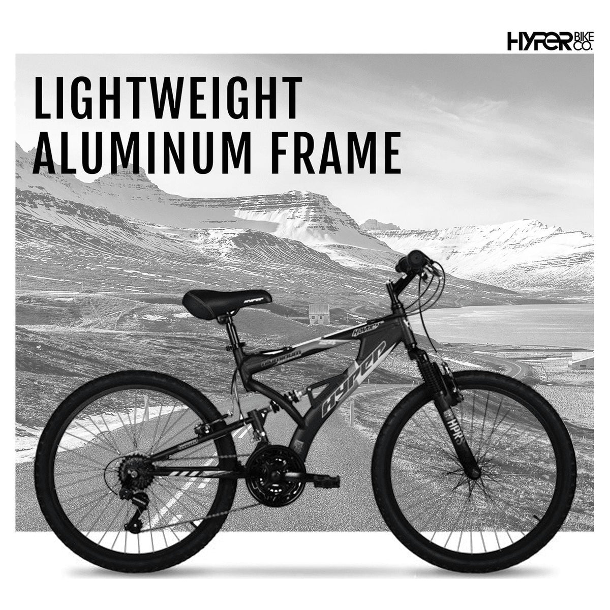24 Boy's Black Mountain Bike B5472