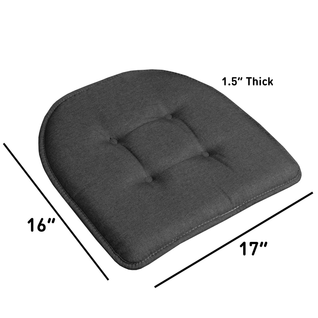 U-Shaped Memory Foam No Slip Chair Pad Cushion 2 Pack S32640
