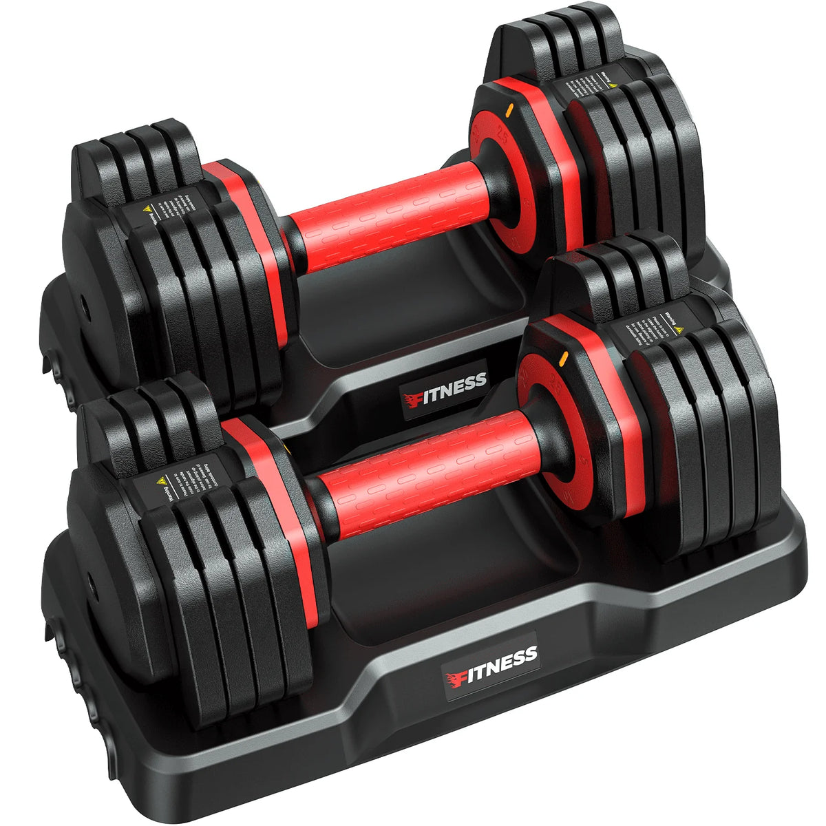 5 in 1 Adjustable Dumbbell Set with Rack B3093
