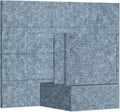 12 x 12 x 0.3 Inches Pack of 20 Sound Absorbing Panels Gray F26890