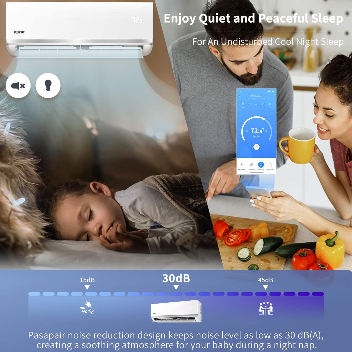 12,000 BTU WiFi Enabled Ductless Mini Split Air Conditioner X59983
