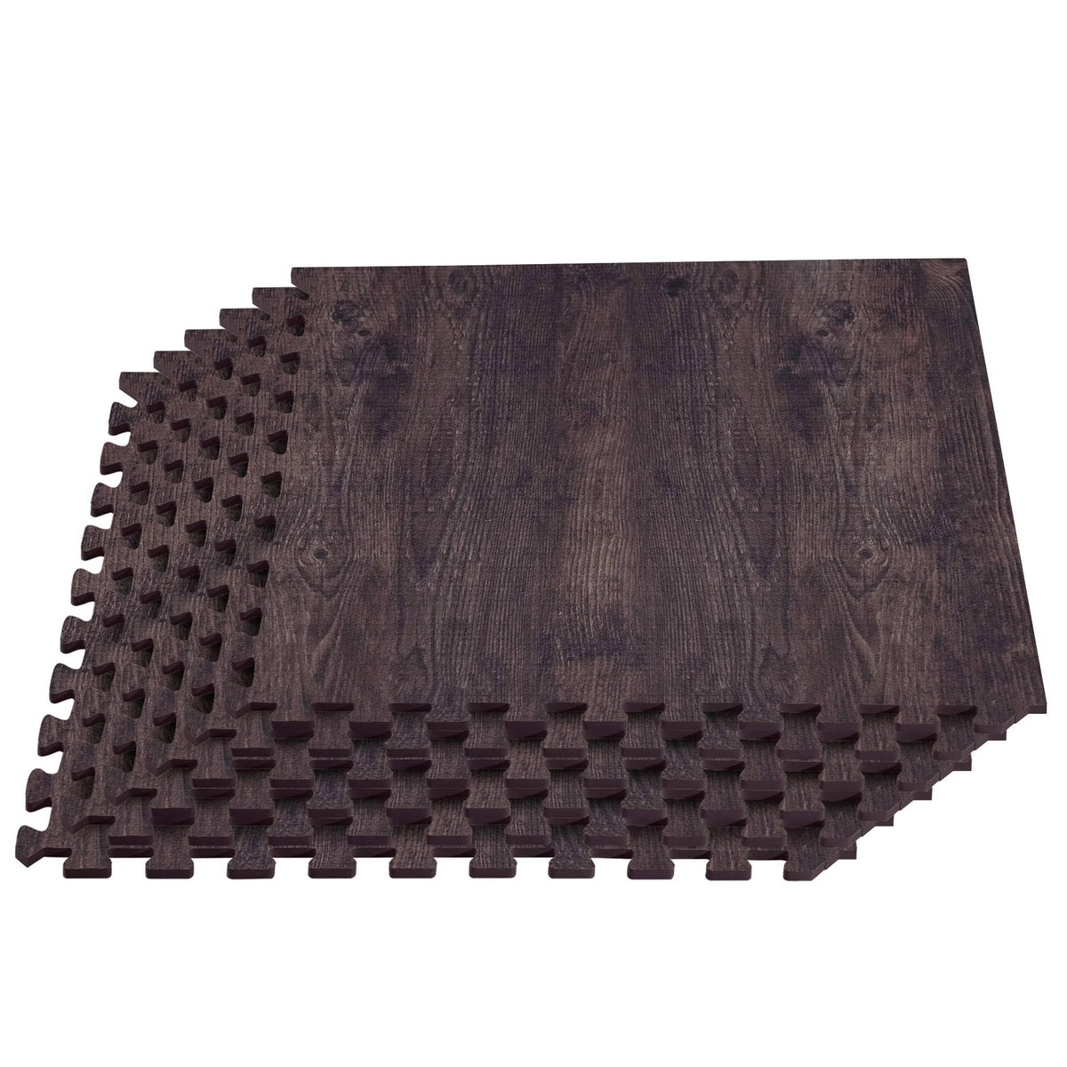 3/8 inch Thick Printed Wood Grain Mats, 24 in x 24 in R174779