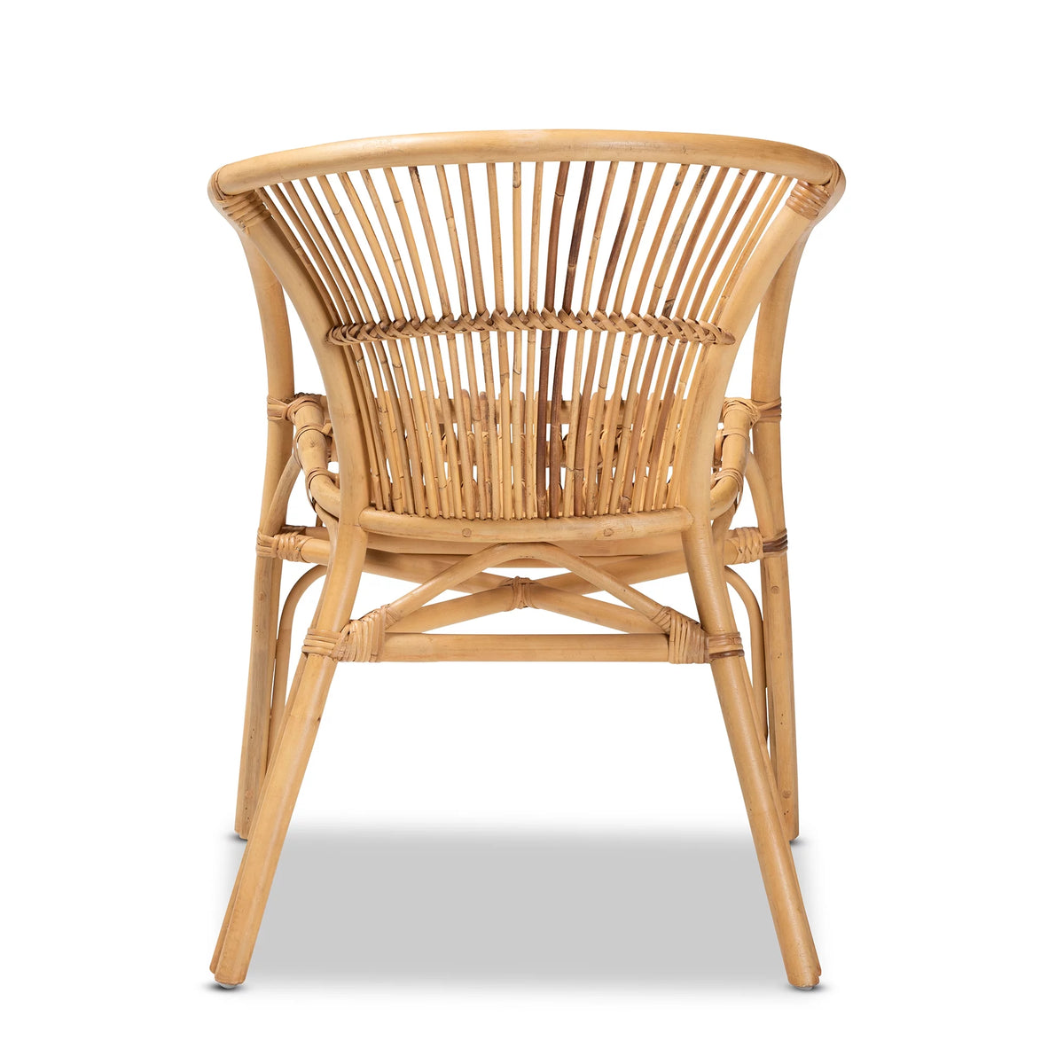 Natural Brown Rattan Dining Chair W684038