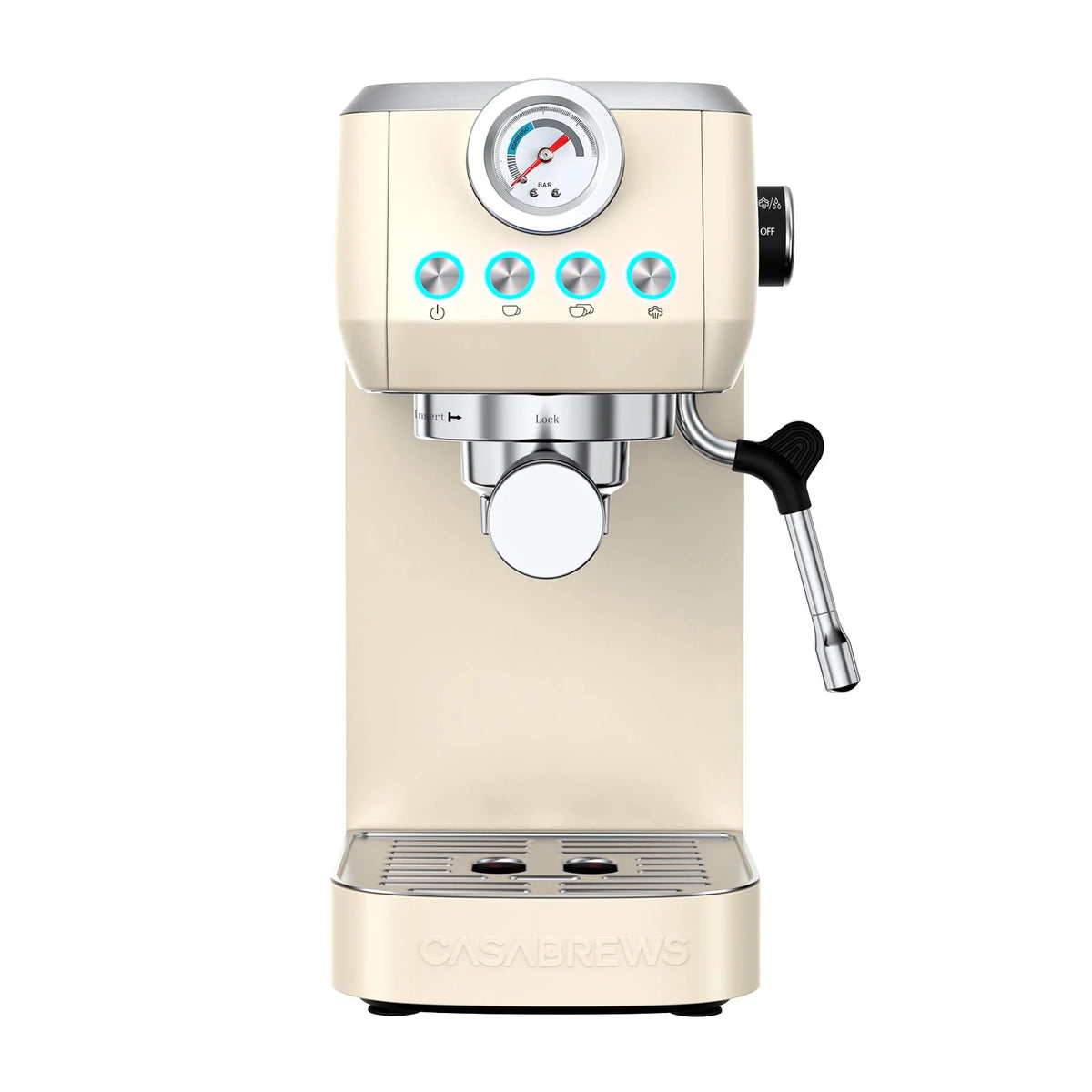 20 Bar Espresso Machine with Steam Wand, 49 oz Water Tank W899691