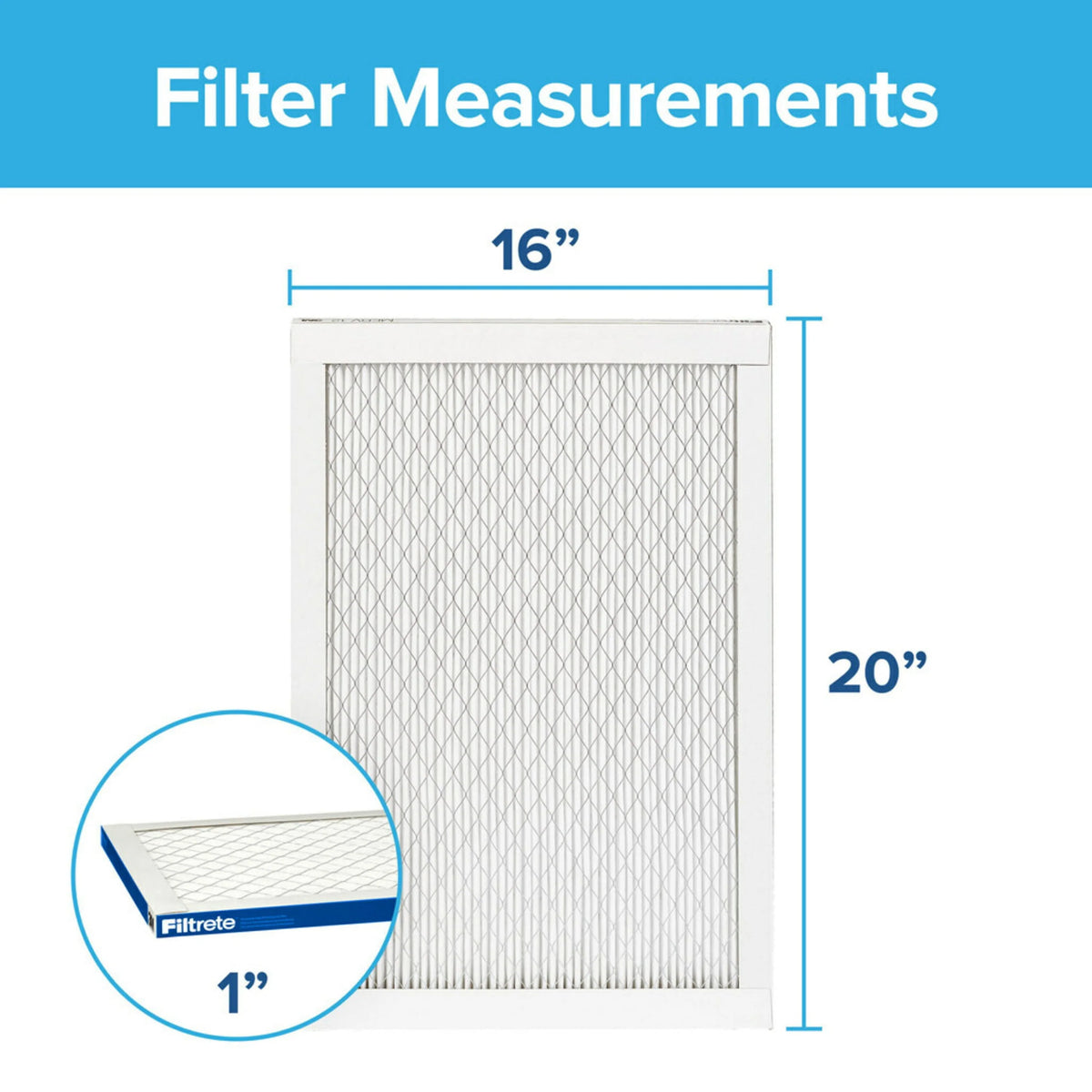 20x25x1 Air Filter MERV 13 P6307