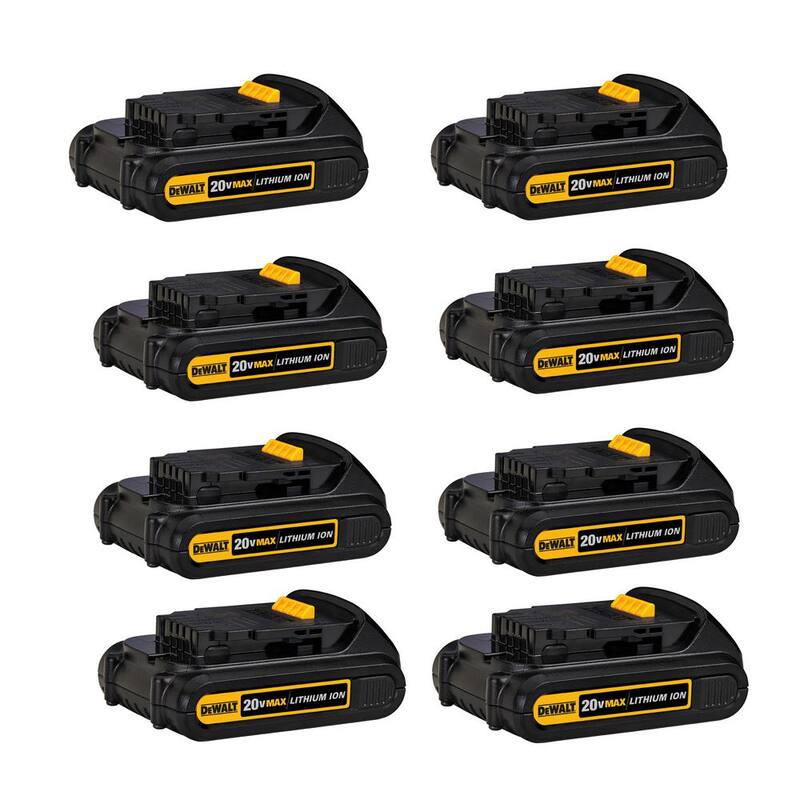 20V MAX Lithium-Ion 1.5Ah Compact Battery Pack 8-Pack F81381